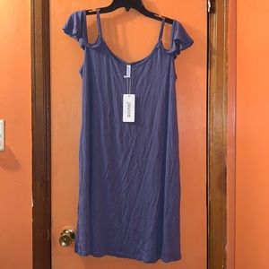 *3 for $25* Jouica NWT Blue peep sleeves Dress w/ pockets Size XL